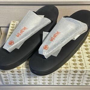 未使用草履 高島屋 つや消し黒 23cm