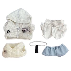 10cmぬいぐるみ用 着せ替え服 ぬい服 コスチューム ちびぬい 男子高校生 6点セット ホワイトのみ