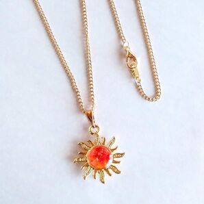 太陽のペンダント(琉球ガラス)