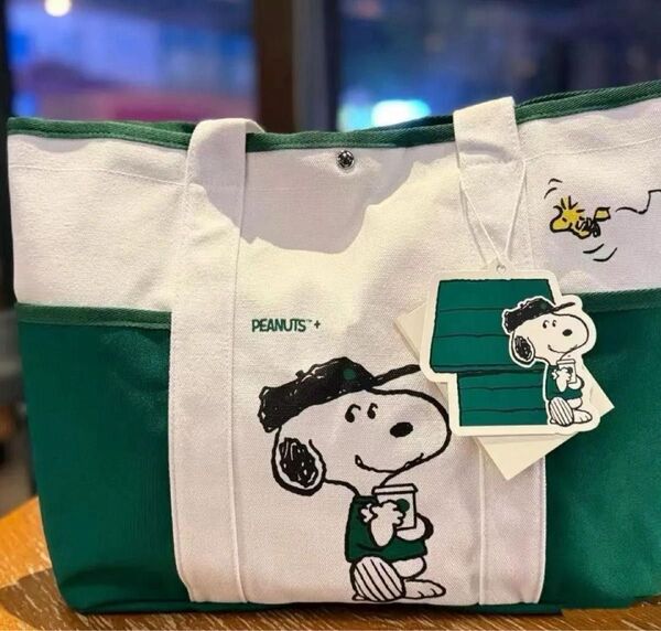 スターバックス スヌーピー トートバッグ PEANUTS