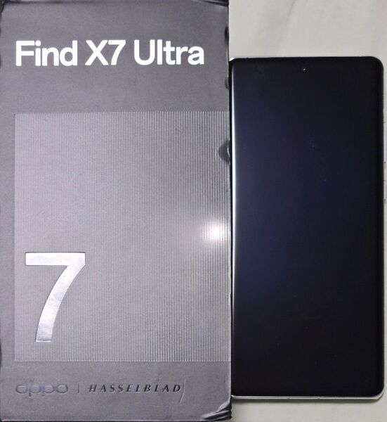 中古 OPPO find x7 ultra 12/256GB ブルー