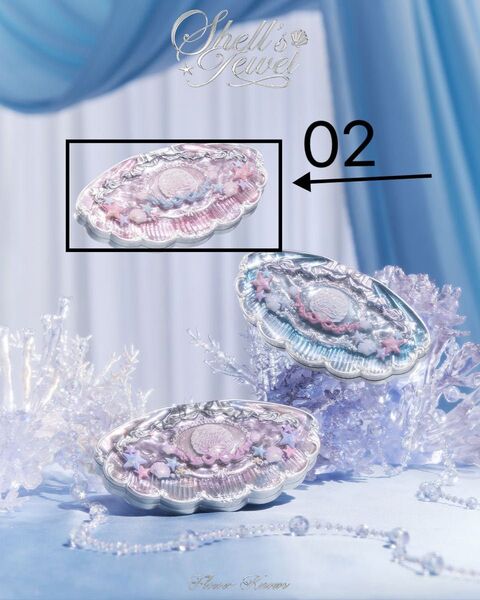 (フラワーノーズ) シェルズジュエルコレクション アイシャドウパレット02