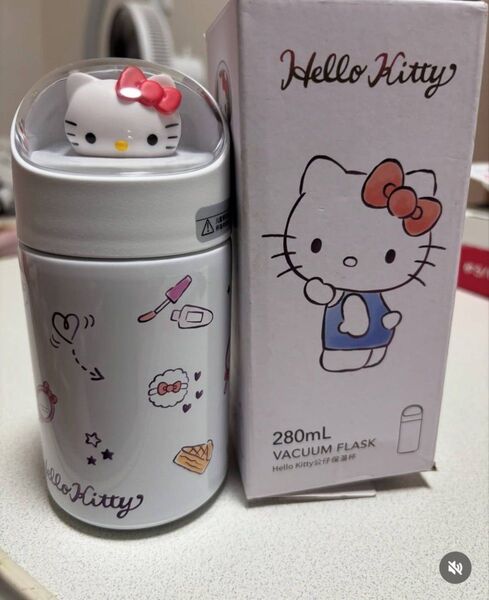 ハローキティ 真空断熱水筒 280ml 新品