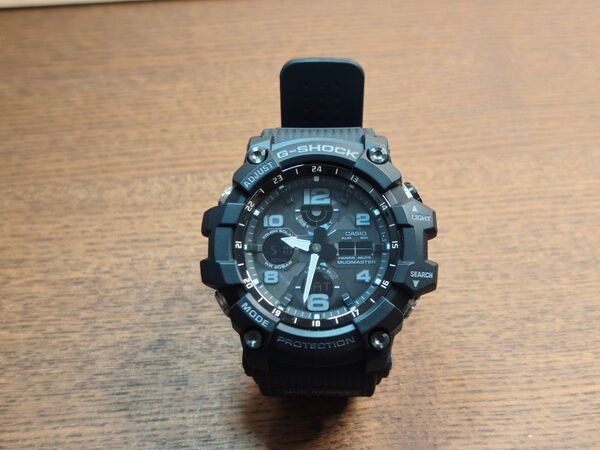 CASIO G-SHOCK GWG-100 腕時計 マッドマスター ソーラー ブラック アナデジ