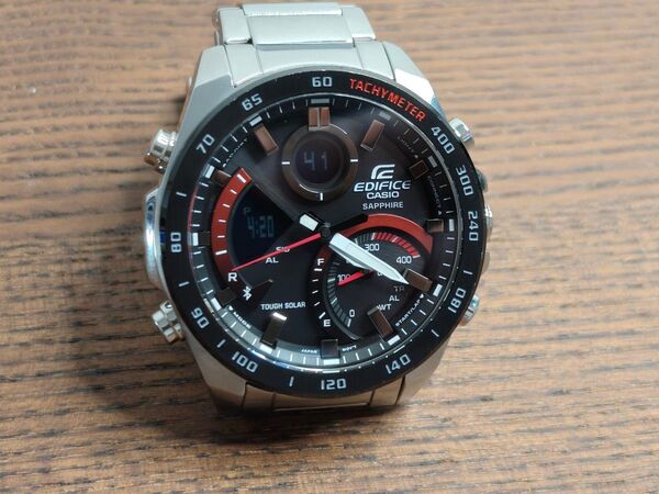 CASIO エディフィス EDIFICE ECB-900Y Bluetooth サファイア ソーラー