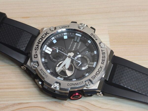 CASIO G-SHOCK G-STEEL GST-B100 タフソーラー Bluetooth メンズ ウォッチ 腕時計⑤