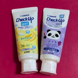 【新品未開封】Check-Up gel バナナ、Check-Up kodomo 500 ぶどう 2本セット