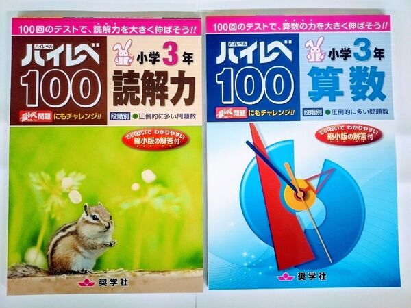 〈2冊セット〉ハイレベ100問題集 読解力3年・算数3年