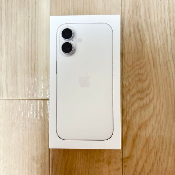 Apple iPhone 16 箱 ホワイト SIMピン付き