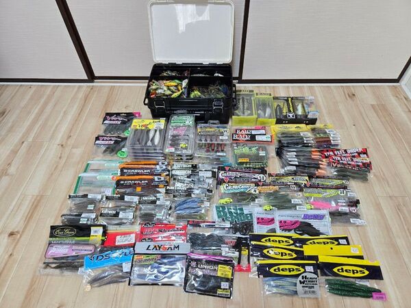 バス釣り引退 ルアー、ワームその他【200点以上】未使用品多数あり【最終出品】
