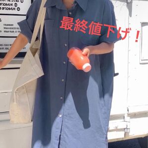 チュニック☆シャツワンピース/フリーサイズ【値下げ相談可】