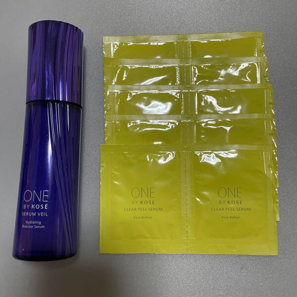 ONE BY KOSE セラム ヴェール 60ml 美容液とクリアピール セラムサンプル10回分