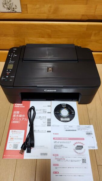 中古美品 Canon PIXUS TS3330 インクジェット複合機 インクは付属しません