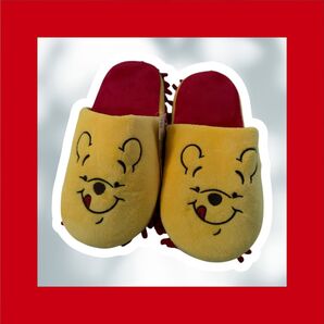 ディズニー くまのプーさん モップスリッパ お掃除スリッパ かわいい&実用的◎ スリッパ