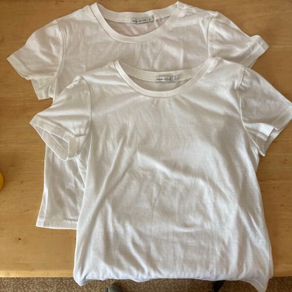 bershka.BSKGIRL 白Tシャツ XS 2枚セット