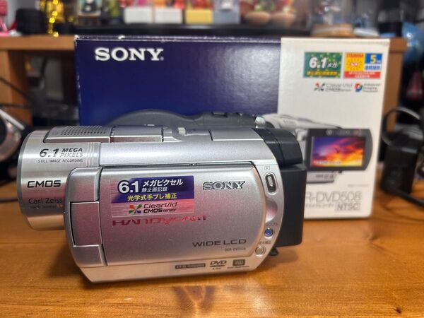 SONY ソニー DCR-DVD508 ビデオカメラ 元箱充電器 作例
