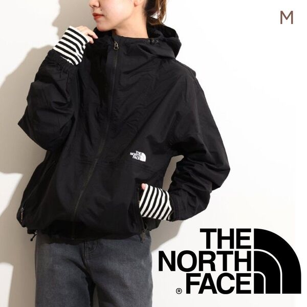 未使用【THE NORTH FACE/ ザ ノースフェイス】 コンパクトジャケット ブラック Mサイズ