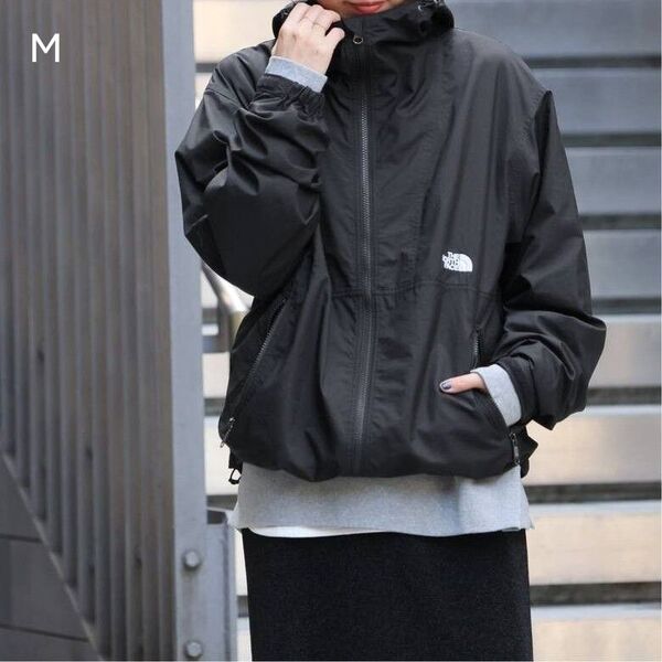 未使用タグ付き 【THE NORTH FACE/ ザ ノースフェイス】 コンパクトジャケット ブラック Mサイズ