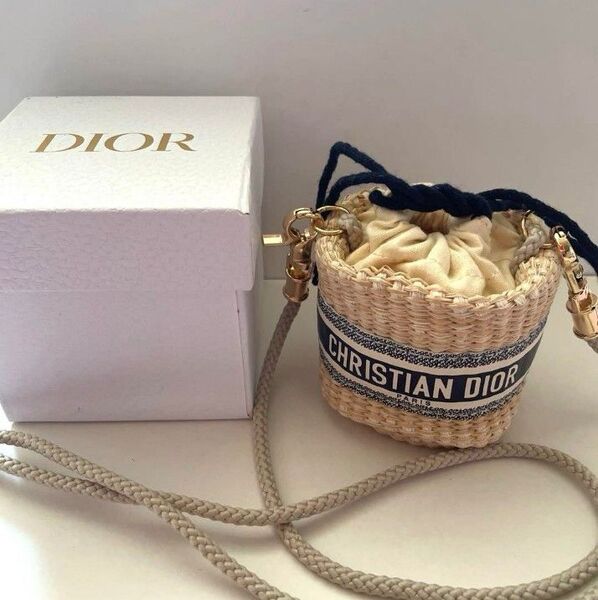 Dior クリスチャンディオール ノベルティ ショルダーバッグ かごバッグ