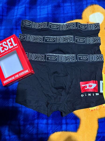 ディーゼル ボクサーパンツ 新品 L 3枚組 メンズ 下着 ブランド