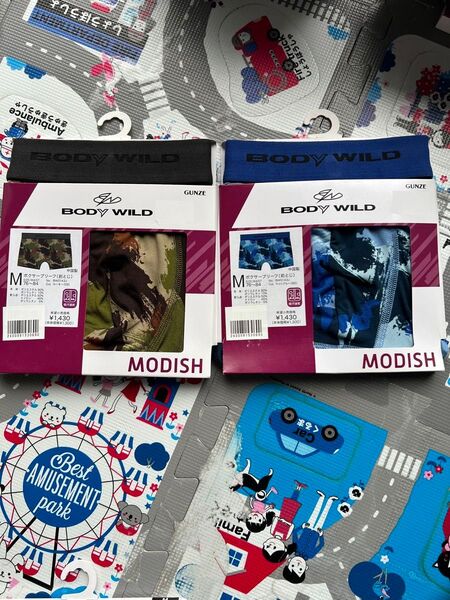 ボディワイルド ボクサーパンツ 新品 M 2枚 BODYWILD GUNZE