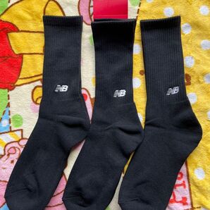 ニューバランス 靴下 新品 3枚組 25〜27 NB ソックス