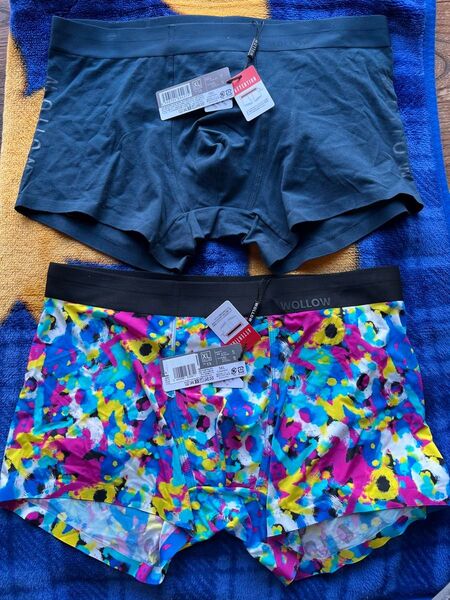 wollow ボクサーパンツ 新品 X L 2枚セット ワロー メンズ 下着