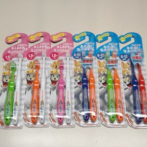トム&ジェリー 子供用歯ブラシ 新品未使用【乳歯〜永久歯期】12本セット まとめ売り 1.5才〜12才用