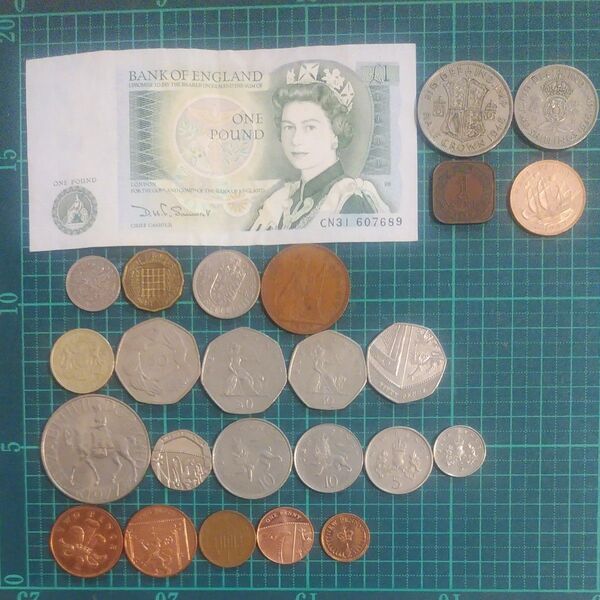 外国硬貨紙幣セット イギリス