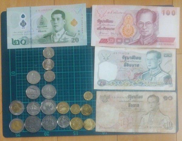 外国硬貨紙幣セット タイ