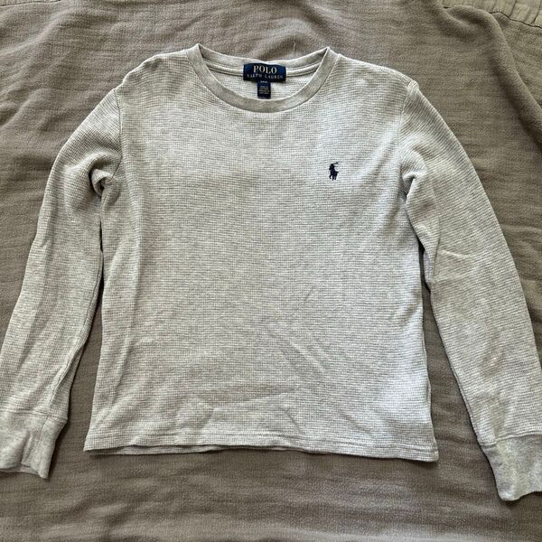 POLO RALPH LAUREN キッズ 長袖Tシャツ グレー 8 130〜140
