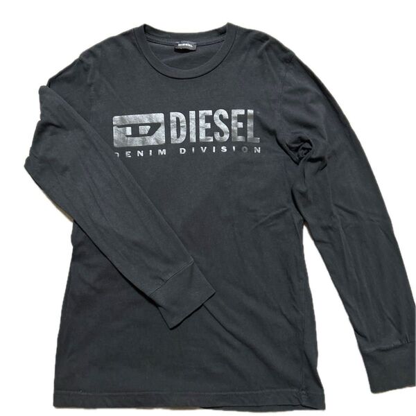 DIESEL ディーゼル 長袖Tシャツ ロンT ブラック14Y