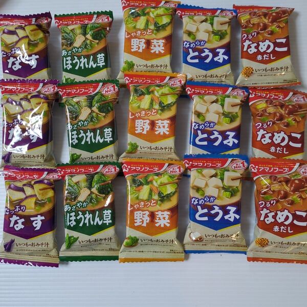 アマノフーズ いつものお味噌汁15食セット