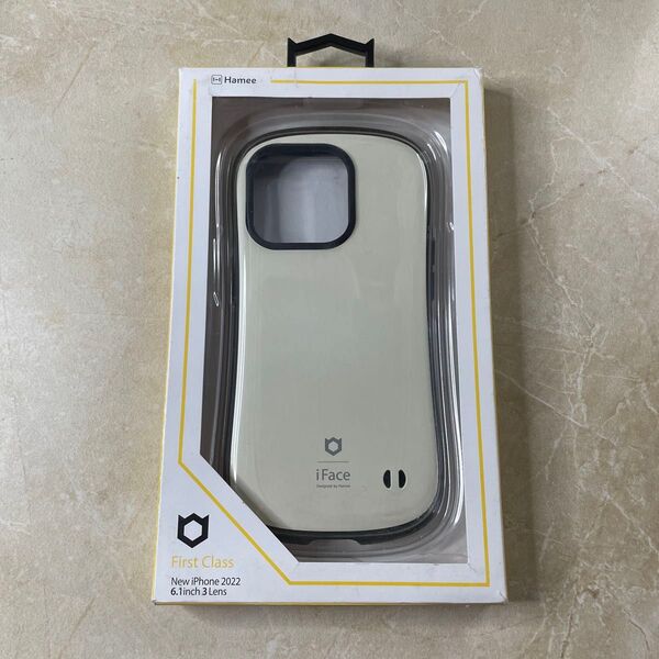 【新品】iFace iPhone 14Pro くすみホワイト スマホケース