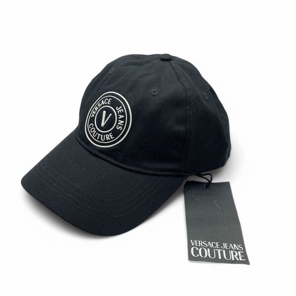 新品・正規品 VERSACE JEANS ロゴ ベースボールキャップ