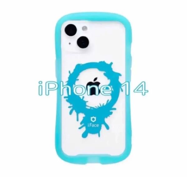 iFace Reflection Neo Magnetic iPhone 14 ケース MagSafe (クリアブルー/ペイント)