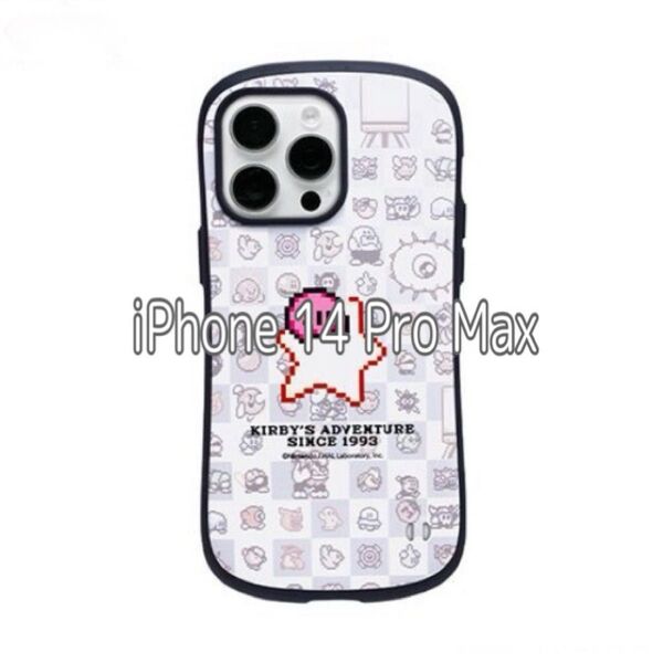 iFace First Class 星のカービィ iPhone 14 Pro Max ケース (ワープスター)