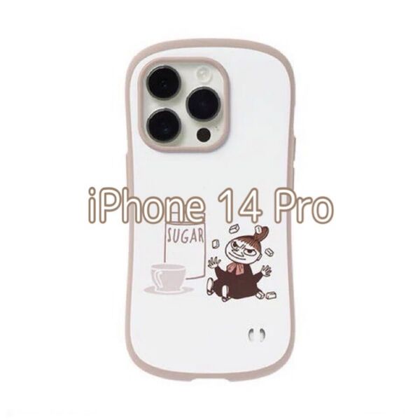 iFace First Class Cafe ムーミン iPhone 14 Pro 専用 ケース (リトルミイ/シュガー)