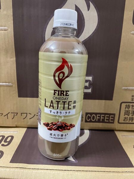 ファイア FIRE ワンデー ラテ 600ml 1ケース24本