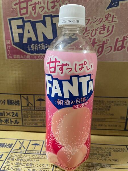 新商品 ファンタ 白桃 甘酸っぱい 2ケース48本