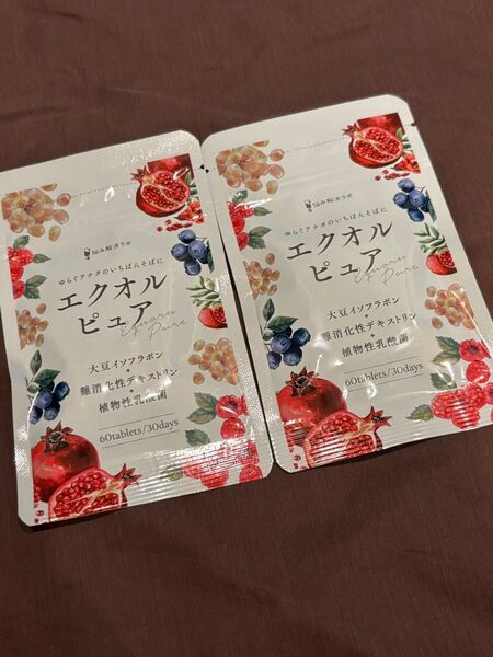 エクオルピュア 大豆イソフラボン 2袋