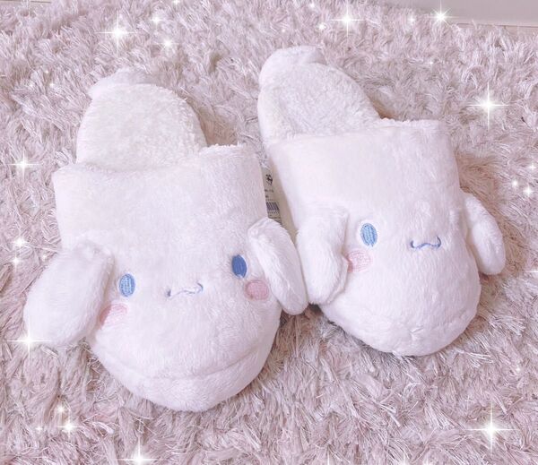 レアサンリオシナモロールルームシューズLIZLISAピンク新品姫系