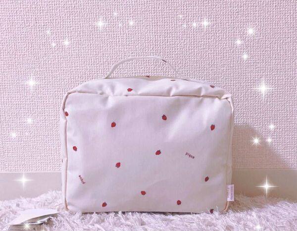 希少ジェラートピケオムツポーチピンクいちごLIZLISAストロベリー
