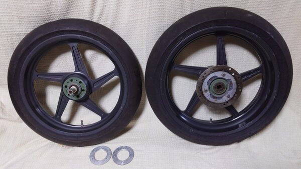 テクノマグネシオ 前後ホイール 当時物 テクマグ HRC CB750F CB1100F CBR400F CB1000 CB1300