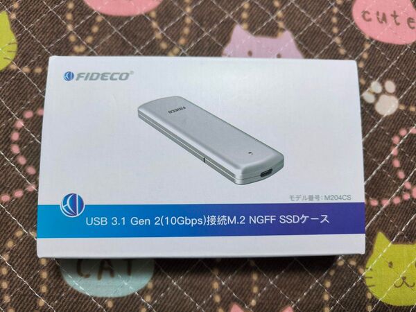 FIDECO M.2 NVMe PCIE SSDケース USB3.1 Gen2(M-Key or B+M Keyのみ対応)
