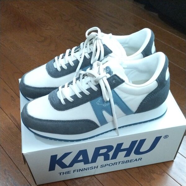 KARHU Aアルバトロス スニーカー US7 ホワイト×グレー×ブルー