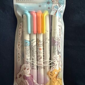 ZEBRA MILDLINER ディズニー プリンセス 5色セット