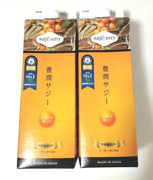 【新品・未開封】フィネス 豊潤サジー 1000ml × 2本