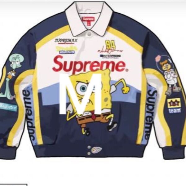 Supreme x SpongeBob SquarePants Jeff Hamilton Racing Jacket