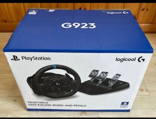 美品 Logitech G923 レーシングホイール PS5/PS4 PC対応ハンコン